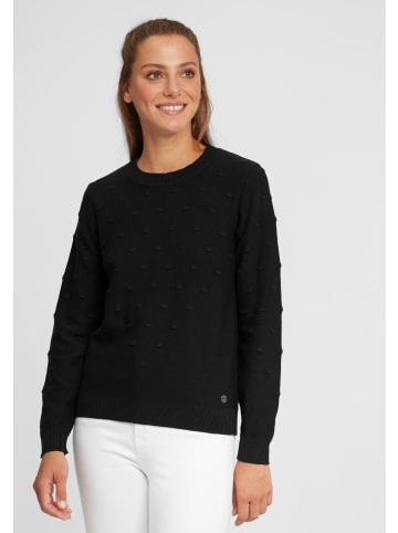 Oxmo Strickpullover OXDotta in Schwarz