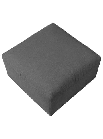 58 aufm Kessel POLSTERHOCKER Kattrina Flachgewebe anthrazit