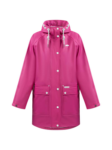 Schmuddelwedda Oversized Regenmantel in Fuchsiapink-271