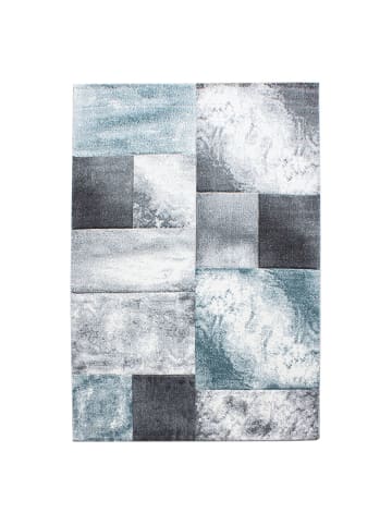 Kurzflor Teppich Hara Blau