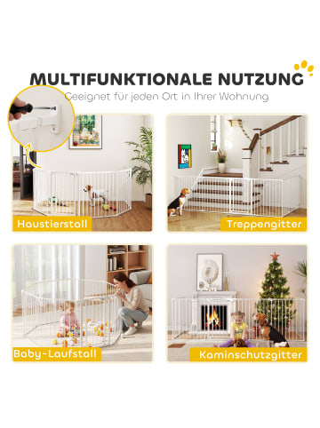 Pawhut Welpenauslauf 8-teilig 61x75cm