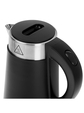 Adler Europe Adler AD 1372 Mini-Wasserkocher 0,6 L - 800 W, doppelwandig - Schwarz in Schwarz