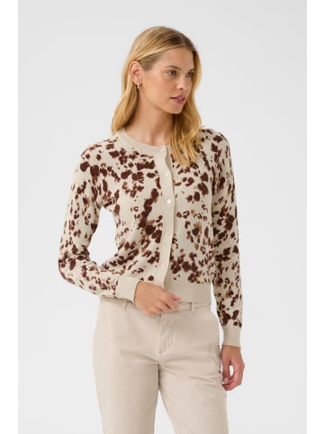 PART TWO Strickjacke TanishaPW Relaxed fit in Neutral Leopard Print
