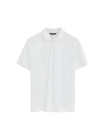 Poloshirt MAN BLOCK PORTOS POLO SHIRT SHORT SLEEVE LOOSE FIT in weiß