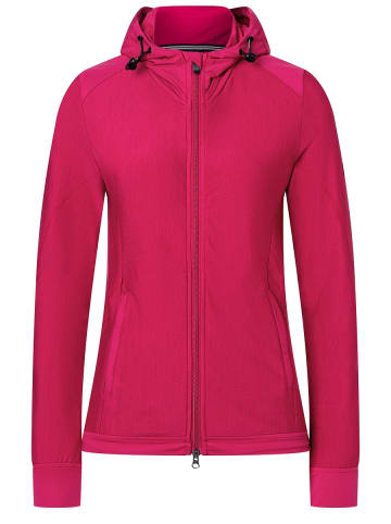 super.natural Merino Sweatjacke in pink