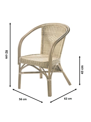 kobolo Stuhl VALENCIA in Braun