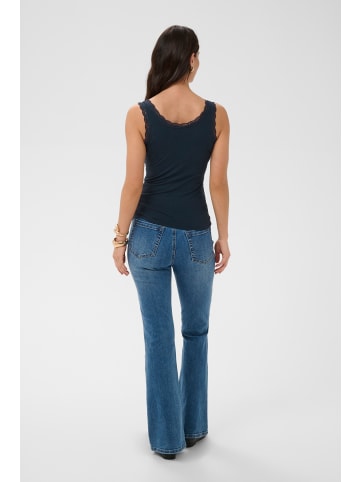 Kaffe Jersey-Top ärmellos KAOMI Slim fit in Midnight Marine