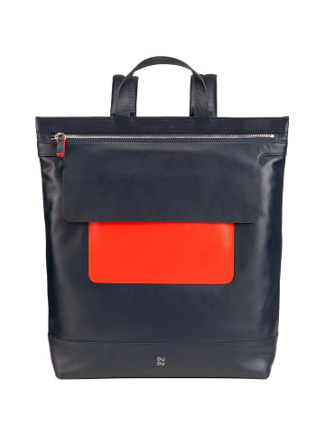 DuDu Oslo Daypack Leder 39 cm navy