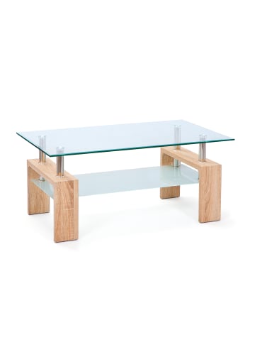 ebuy24 Couchtisch Loase Eiche Dekor 100 x 60 cm