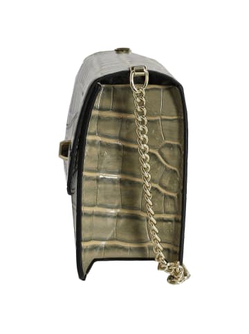 Seidenfelt Tuuli Small - Umhängetasche 17 cm (sand/gold) in smoke green/gold