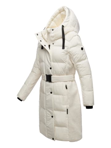 Navahoo Wintermantel Funkelteddy 14 in Offwhite