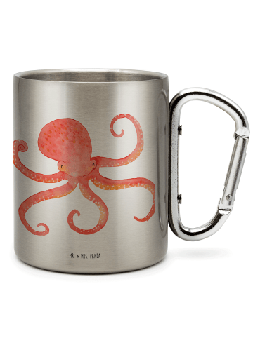 Mr. & Mrs. Panda Tasse Tintenfisch ohne Spruch in Silber