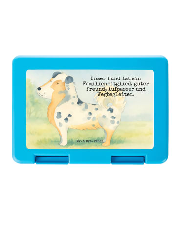 Mr. & Mrs. Panda Brotdose Hund Australien Shepherd Design mit Sp... in Weiß