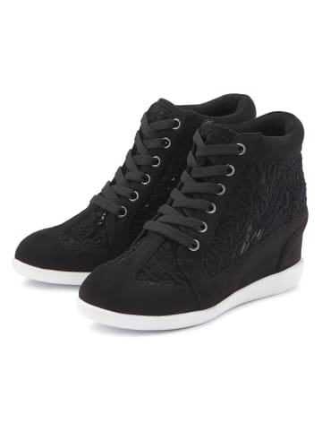 LASCANA Sneaker in schwarz
