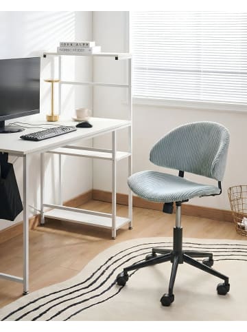 Beliani Bürostuhl KIANA in Blau/Schwarz - (W) 55 x (H) 74 x (L) 55 cm