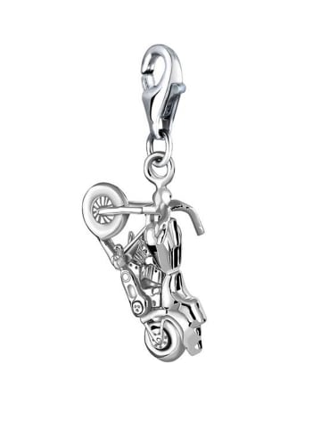 Nenalina Charm 925 Sterling Silber Motorrad in Silber