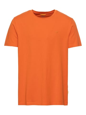 Camel Active Jersey T-Shirt aus zertifiziertem Organic Cotton in Orange