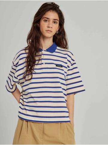 Norr poloshirt Dagma in Ivory/blue