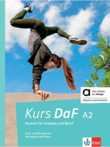 Klett Verlag Buch - Kurs DaF A2 - Hybride Ausgabe allango, m. 1 Beilage