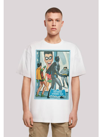 F4NT4STIC Heavy Oversize T-Shirt DC Comics Batman TV Dynamic Duo in weiß