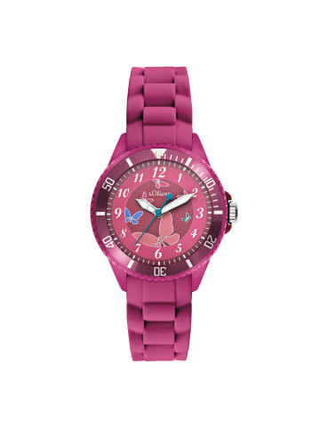 s.Oliver Armbanduhr The Butterfly in lila