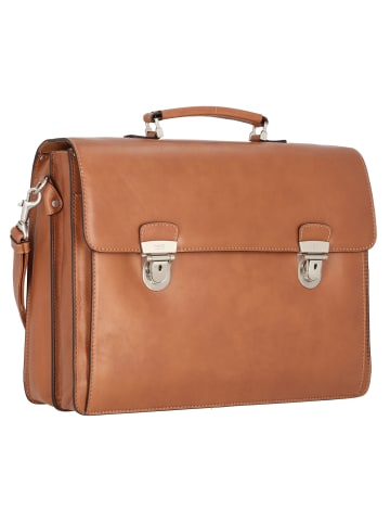 PICARD Toscana Aktentasche Leder 42 cm Laptopfach in camel