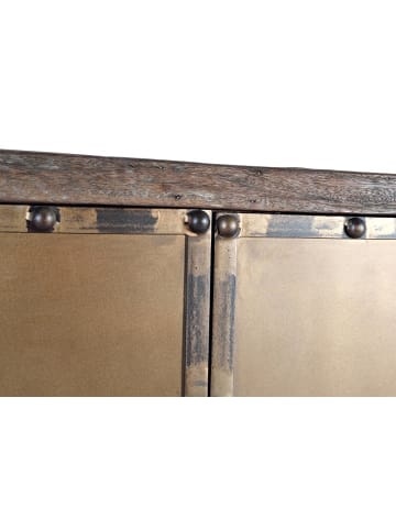 Giner y Colomer Sideboard aus recyceltem Holz und Metall in Brown