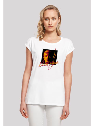 F4NT4STIC T-Shirt David Bowie Photo Angle 90s' in weiß