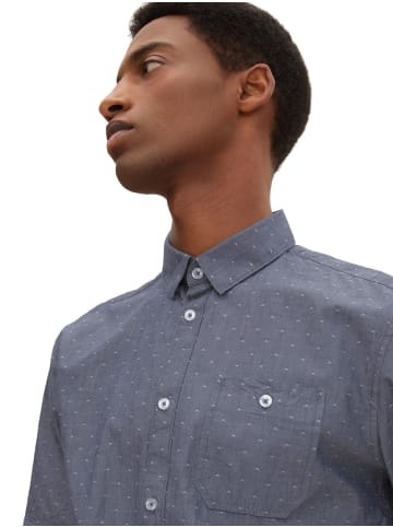 Tom Tailor Hemd STRUCTURED in Blau