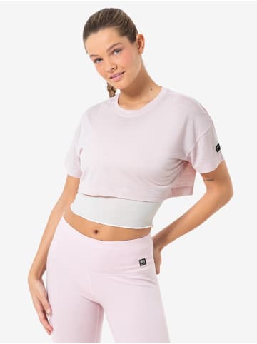 super.natural CROP TEE in Rosa