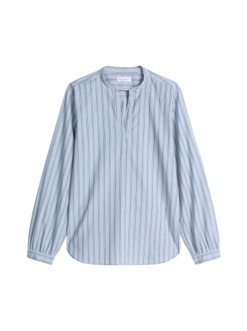 Marc O'Polo Streifen-Tunikabluse regular in Medium Blue