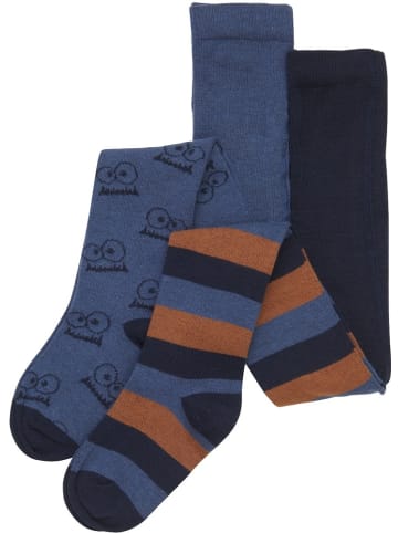 Minymo Strumpfhose "Baby stocking (2-pack)" in Blau