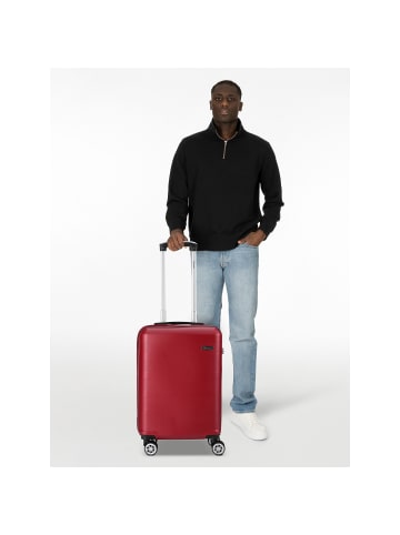 benzi 5330 4 Rollen Kabinentrolley S 55 cm in granatrot