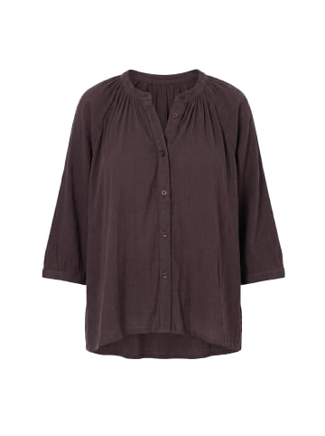 Ulla Popken Bluse in mahagoni