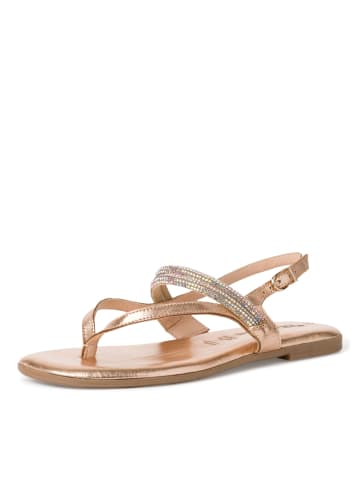 Tamaris Zehenstegsandalen in Gold
