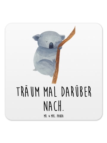 Mr. & Mrs. Panda Glasuntersetzer Koalabär mit Spruch in Weiß