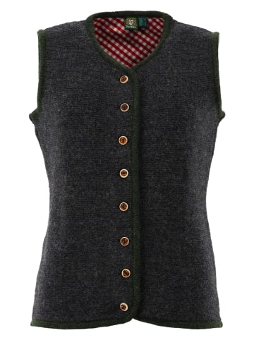 OS-Trachten Strickweste Kirko in anthrazit