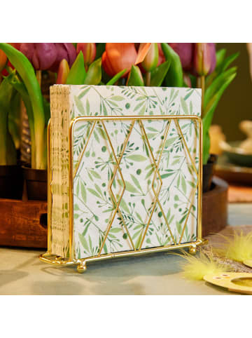 Butlers Serviettenhalter HOLD ME TIGHT in Gold