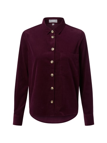 Marie Lund Cordbluse in bordeaux - 0039