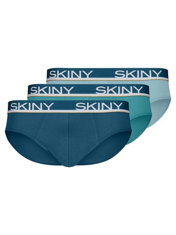 Skiny Slip 3er Pack in Blau/Türkis/Hellblau
