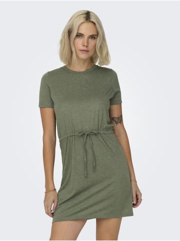 JACQUELINE de YONG Leichtes Stoff Sommer Kleid mit Bindeband in Grün