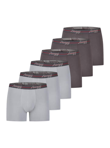 Sloggi Long Short / Pant men Start in Graphite / stone grey