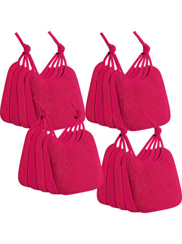 Erwin Müller Frottier Lätzchen 20er-Pack in pink