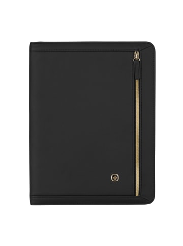 Wenger Amelie Women's Zippered Padfolio with Tablet Pocket in black