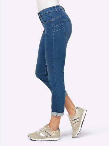 Heine 7/8-Jeans in blue-stone-washed