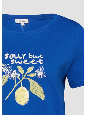 s.Oliver T-Shirt in 56D1_royalblau