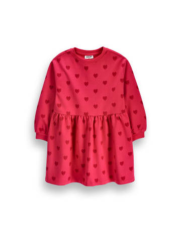 MOKIDA Langärmliges kleid in rosa