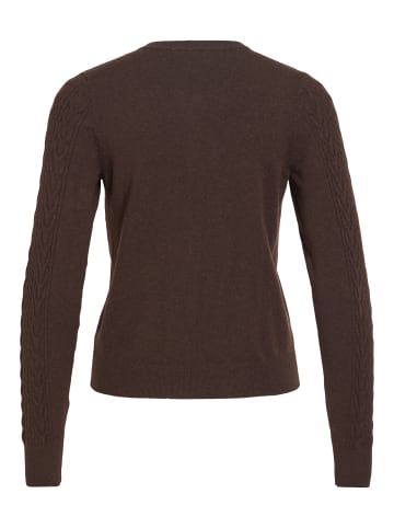 Vila Strickjacke VIKerry in schoko - 0002