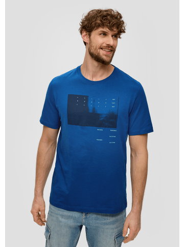 s.Oliver T-Shirt kurzarm in Blau