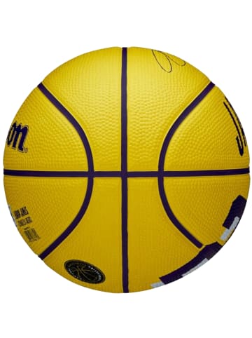 Wilson Wilson NBA Player Icon Mini Ball in Gelb